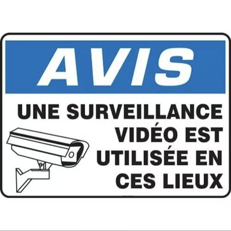 Accuform OSHA NOTICE SAFETY SIGN VIDEO FRMASE816XL FRMASE816XL